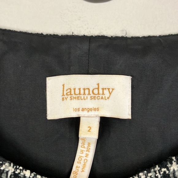 Laundry black and white tweed shift - Picture 5 of 11